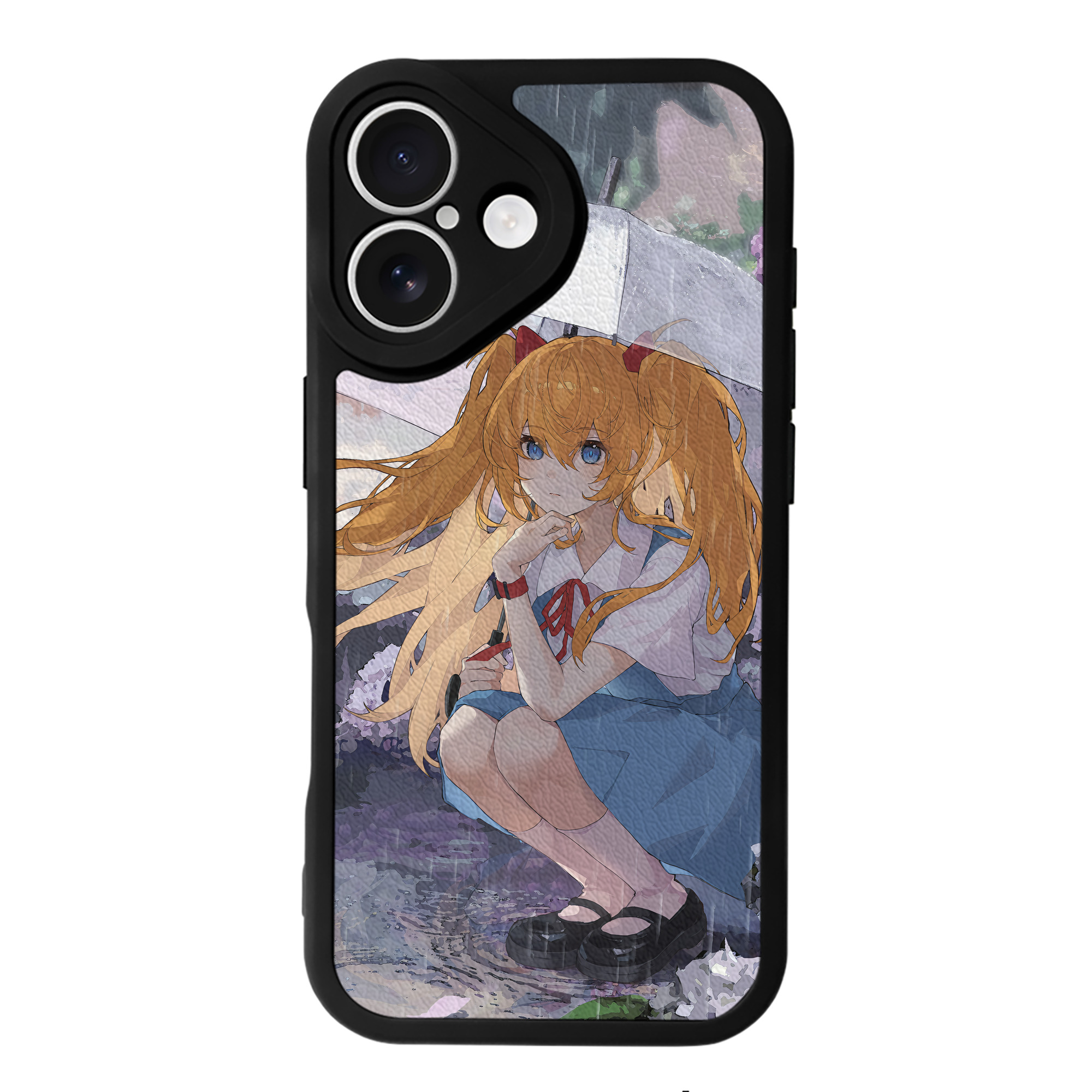 （画像用） EVA 新世紀エヴァンゲリオン 【iPhone 16シリーズ対応】シリコンスマホケース（レザー調） 材質：シリコン